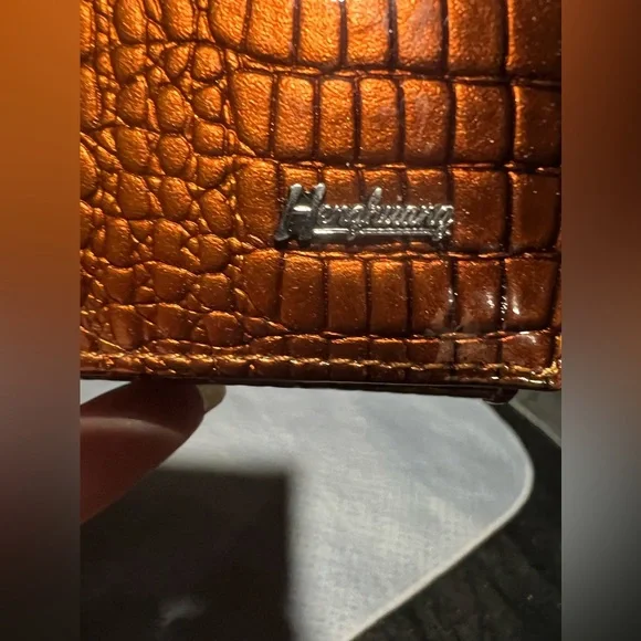 Copper leather henghuang wallet - Picture 2 of 7